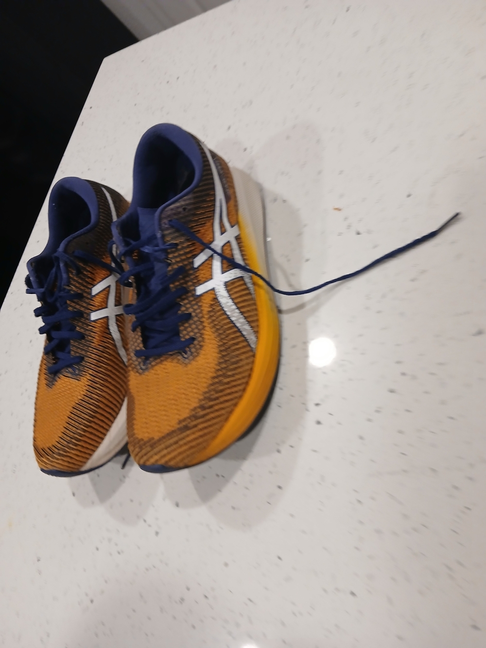 Size 11.5 - Asics Magic Speed 2 2E Wide Amber